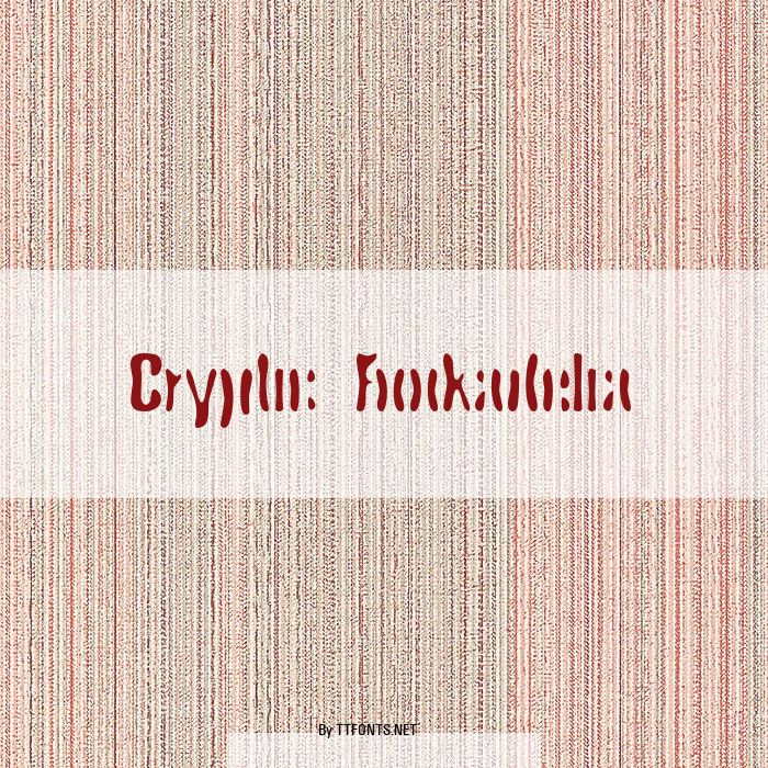Cryptic Funkadelia example
